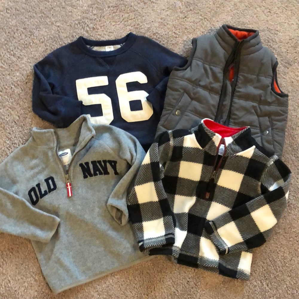 (4) 2T sweater/vest/pullovers